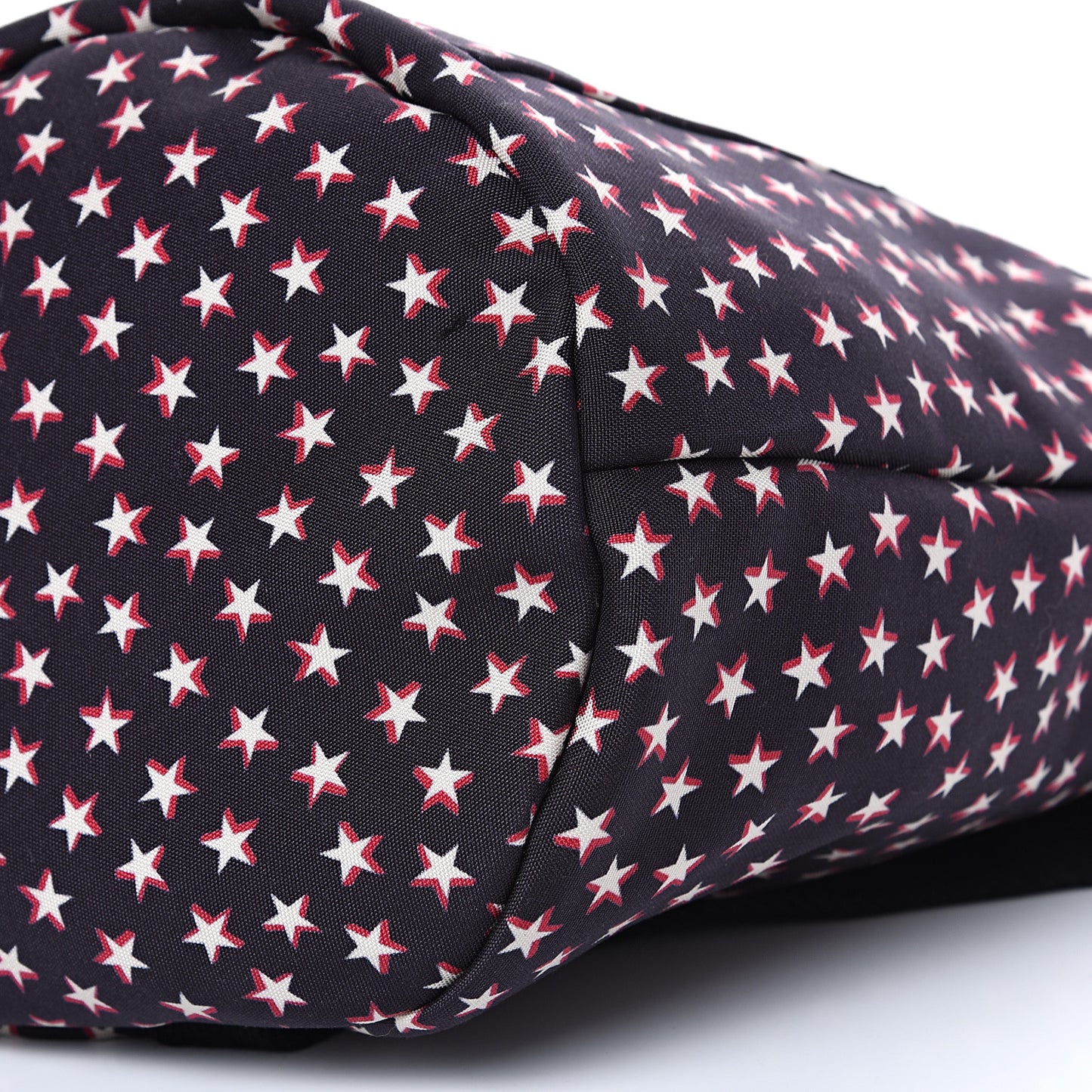 Canvas Star Print City Sailor Backpack Black