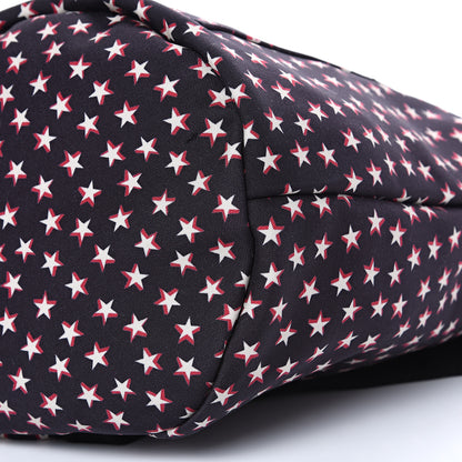 Saint Laurent Canvas Star Print City Sailor Backpack Black 8 of 9