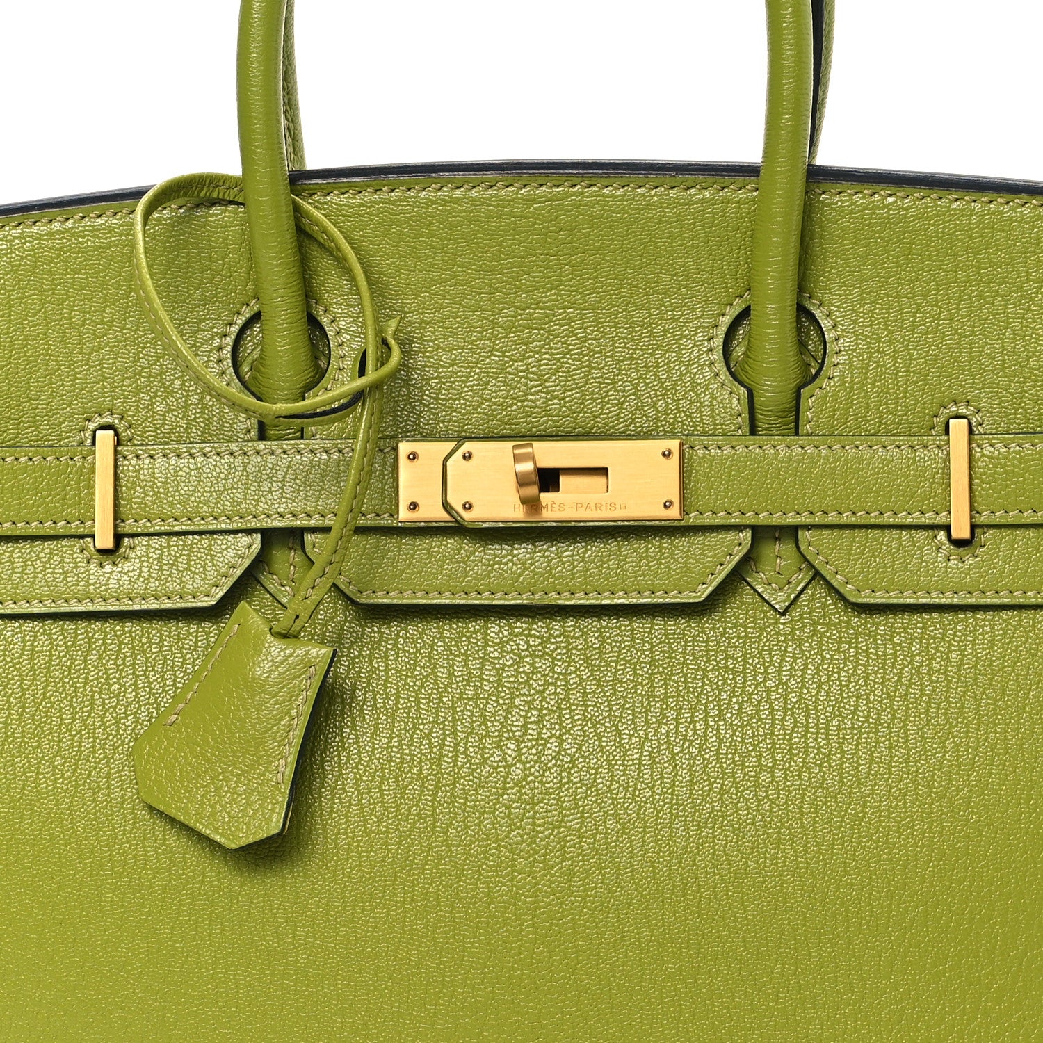 Hermes Chevre Mysore Birkin 30 Vert Anis 8 of 12