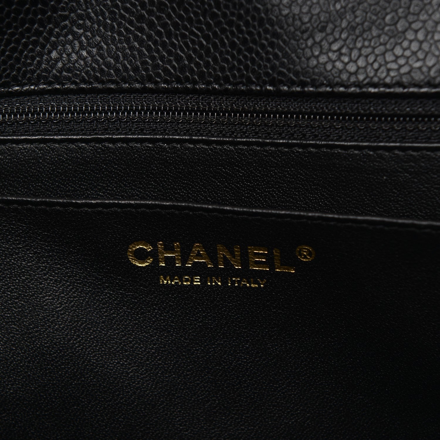 Chanel Caviar Quilted Jumbo Single Flap Black 6 of 7