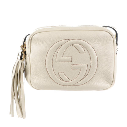 Gucci Pebbled Calfskin Small Soho Disco Bag Off White 1 of 7