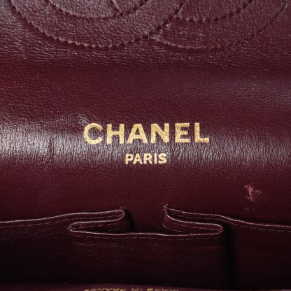 Chanel Lambskin Quilted Medium Double Flap Bijoux Chain Black 7 of 10