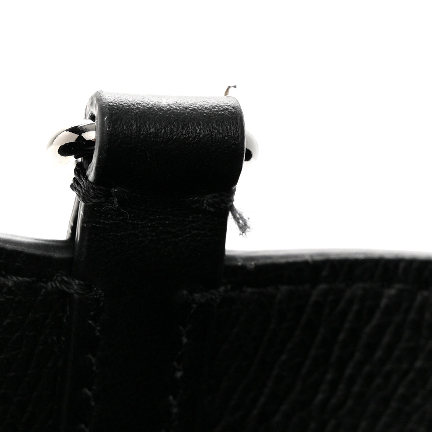 Christian Louboutin Calfskin Empire Spike Studded Small Cabachic Tote Black 10 of 11