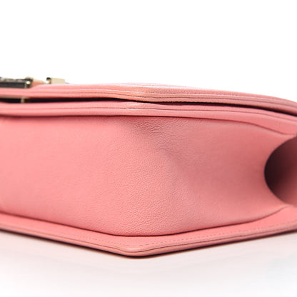 Chanel Caviar Quilted Medium Boy Flap Powder Pink 9 of 11