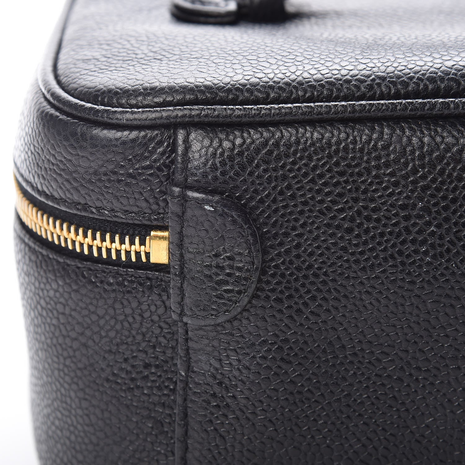 Chanel Caviar Vanity Cosmetic Case Black 11 of 14
