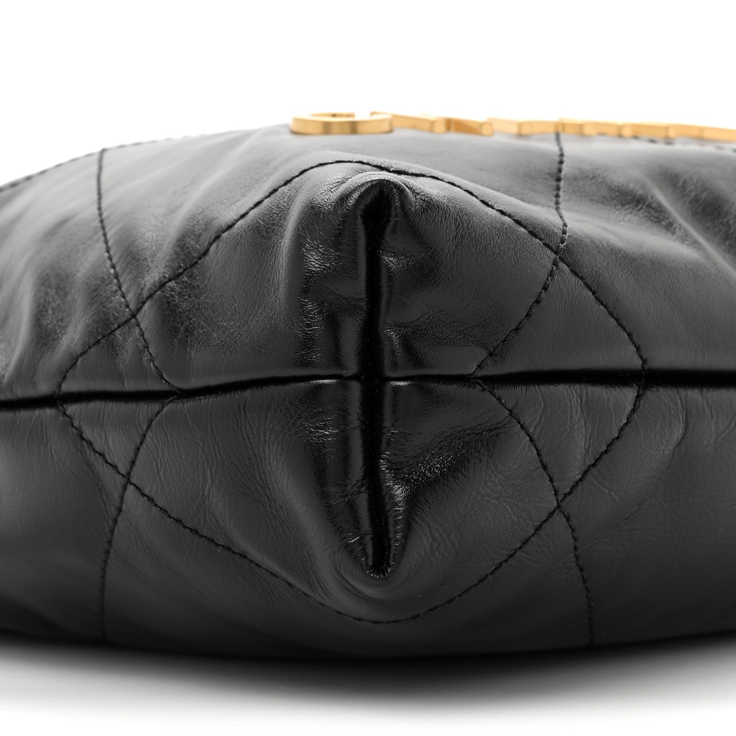 Chanel Shiny Calfskin Quilted Mini Chanel 22 Black 10 of 11