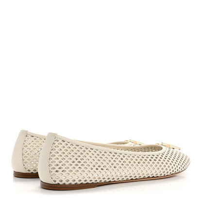 Louis Vuitton Perforated Calfskin Shake Ballerina Flat 41 Cream 5 of 8