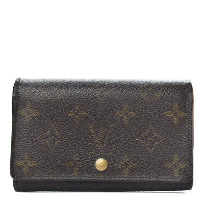 Louis Vuitton Monogram Porte-Monnaie Tresor Wallet 1 of 9
