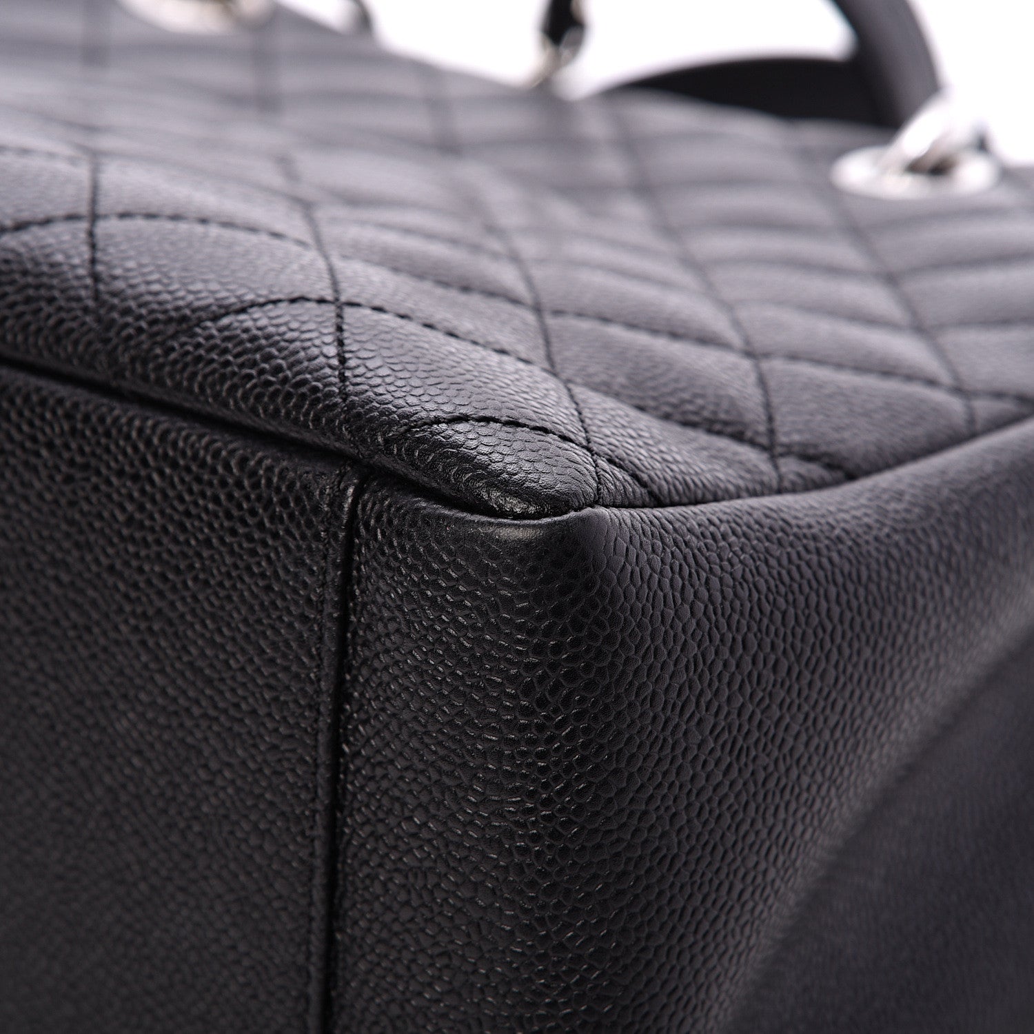Chanel Caviar Quilted Grand Shopping Tote GST Black 9 of 11