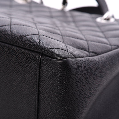 Chanel Caviar Quilted Grand Shopping Tote GST Black 9 of 11