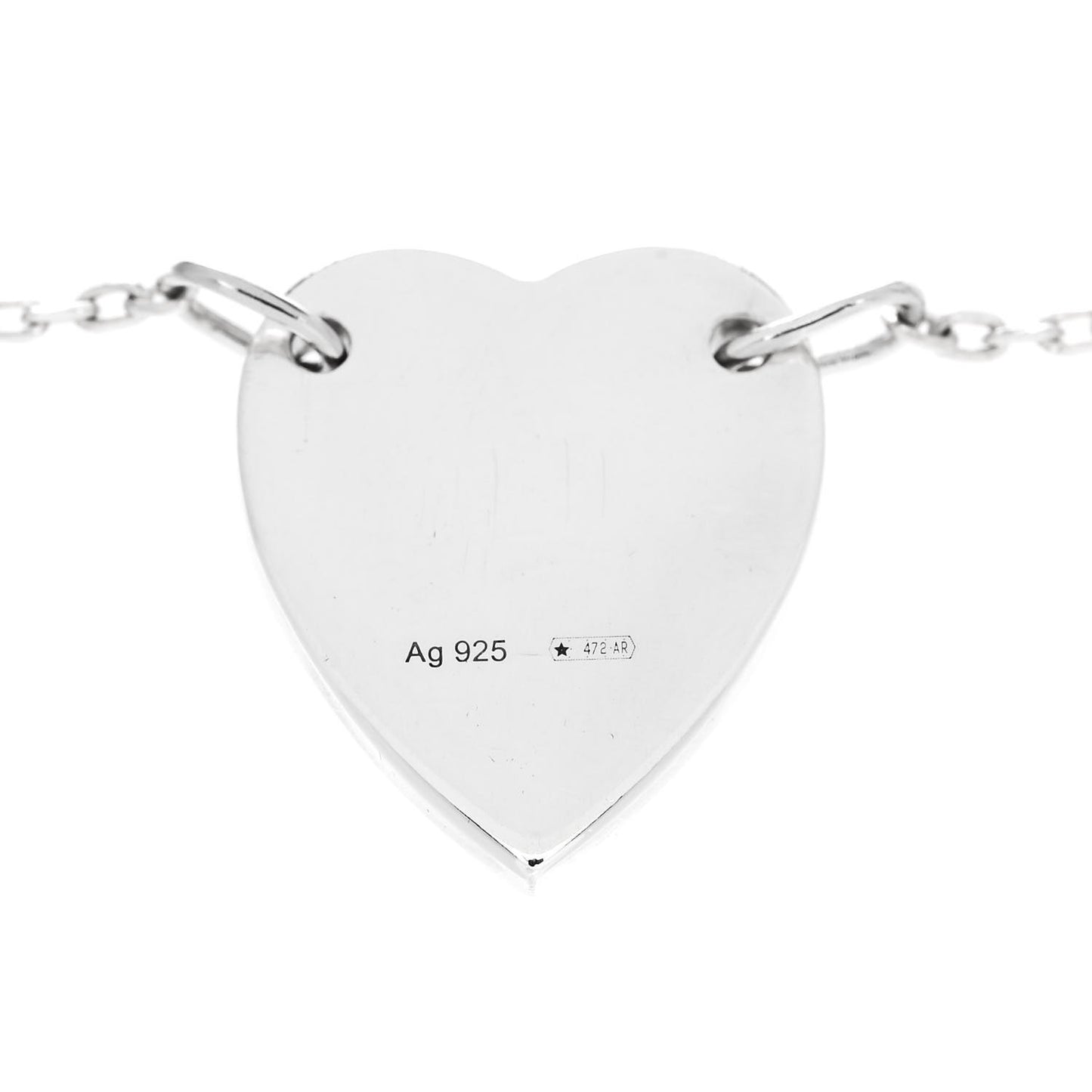 Sterling Silver Trademark Heart Bracelet