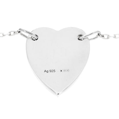 Gucci Sterling Silver Trademark Heart Bracelet 4 of 4
