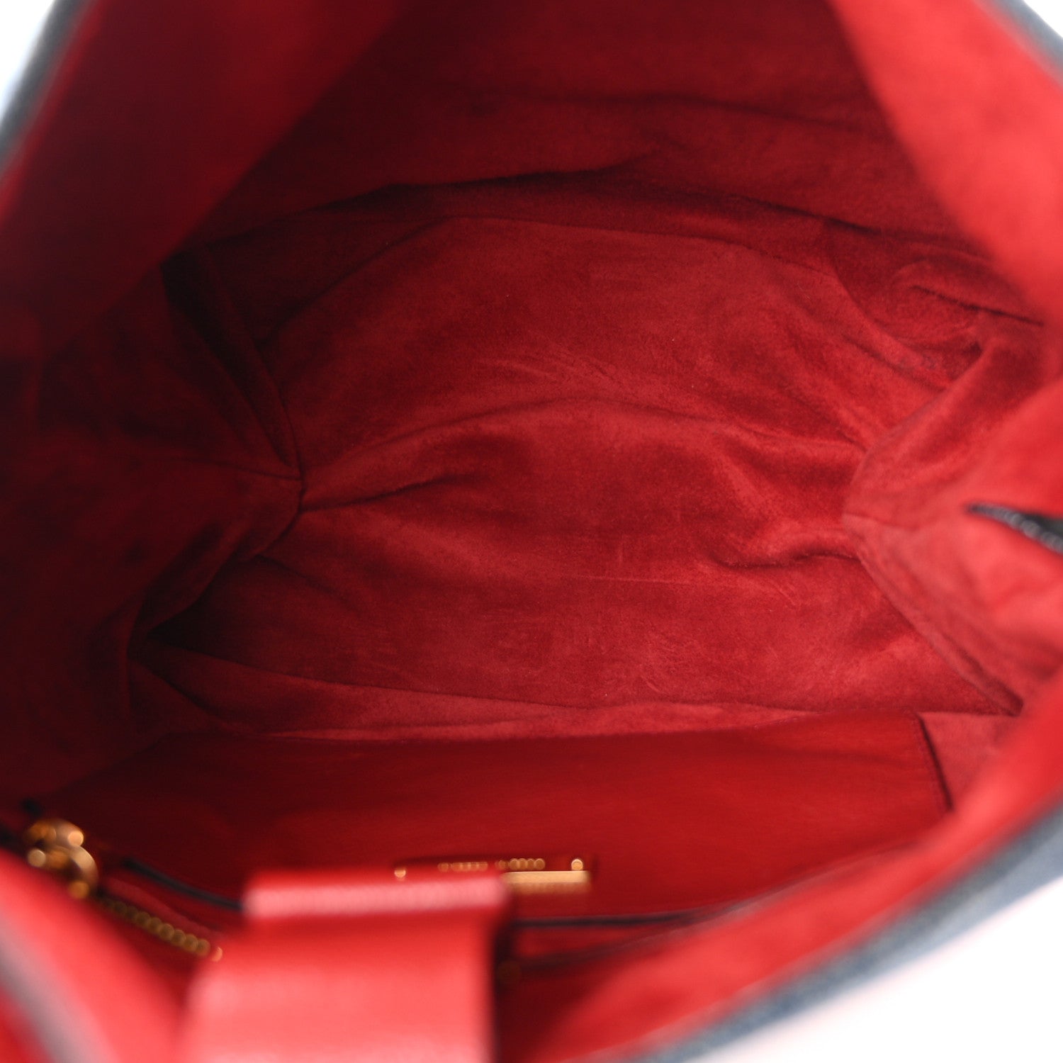 Miu Miu Denim Madras Hobo Bag Blue Fuoco 4 of 9