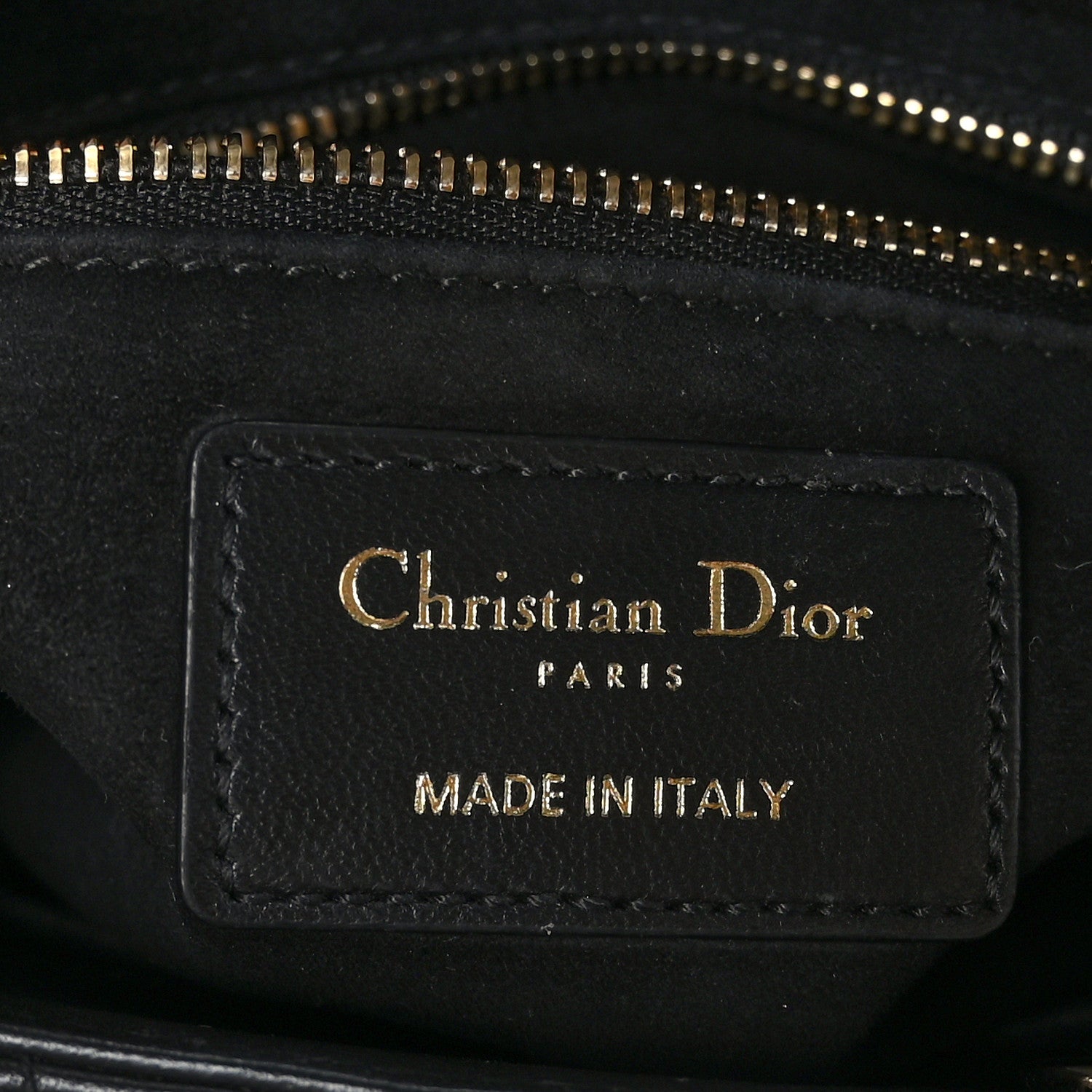 Christian Dior Lambskin Cannage Small My ABCDior Lady Dior Black 6 of 9