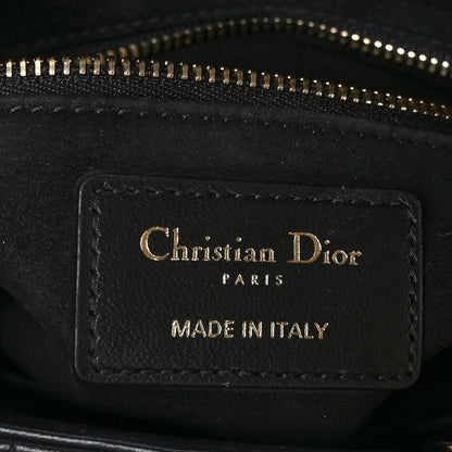 Christian Dior Lambskin Cannage Small My ABCDior Lady Dior Black 6 of 9
