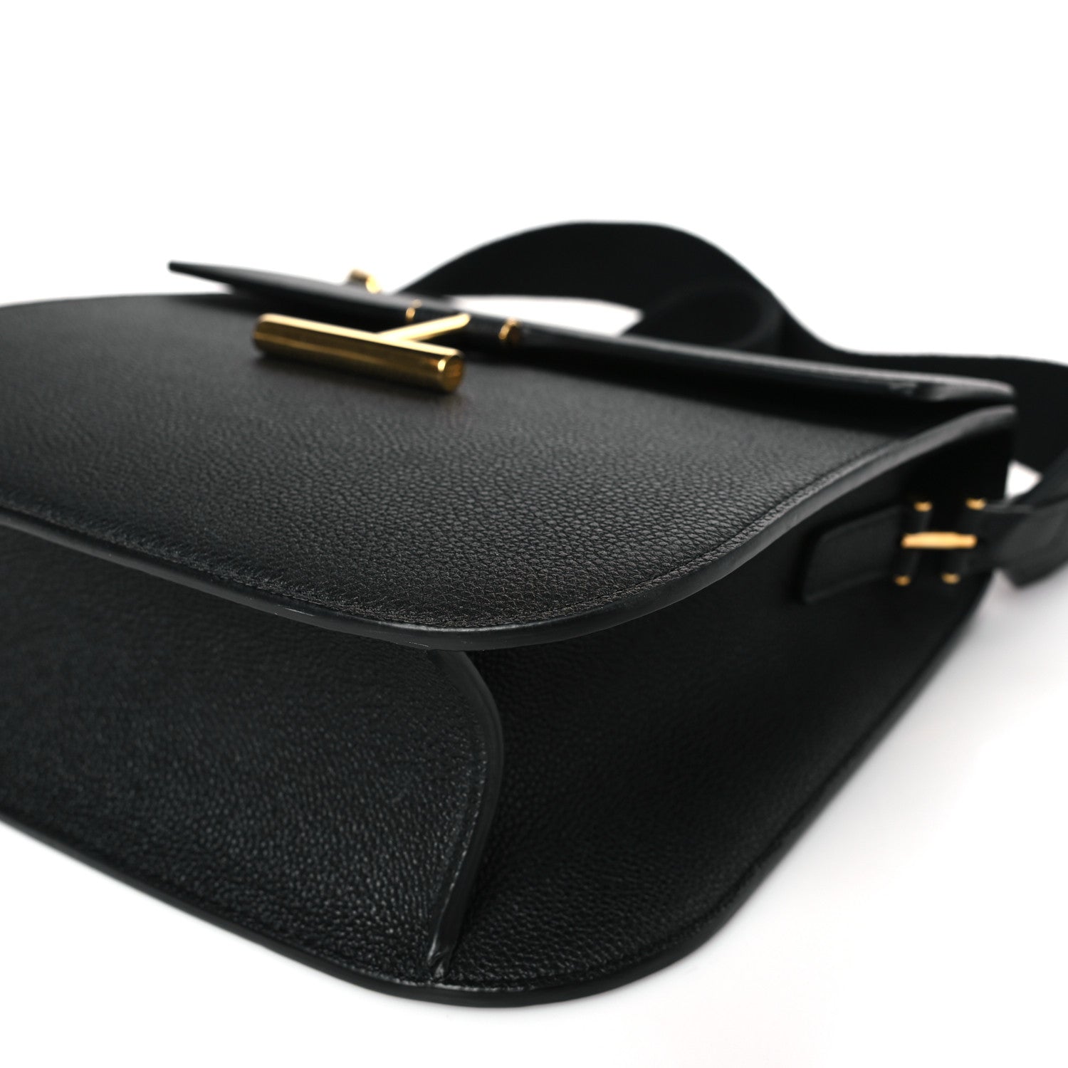 Tom Ford Calfskin Small T Clasp Tara Crossbody Bag Black 8 of 8