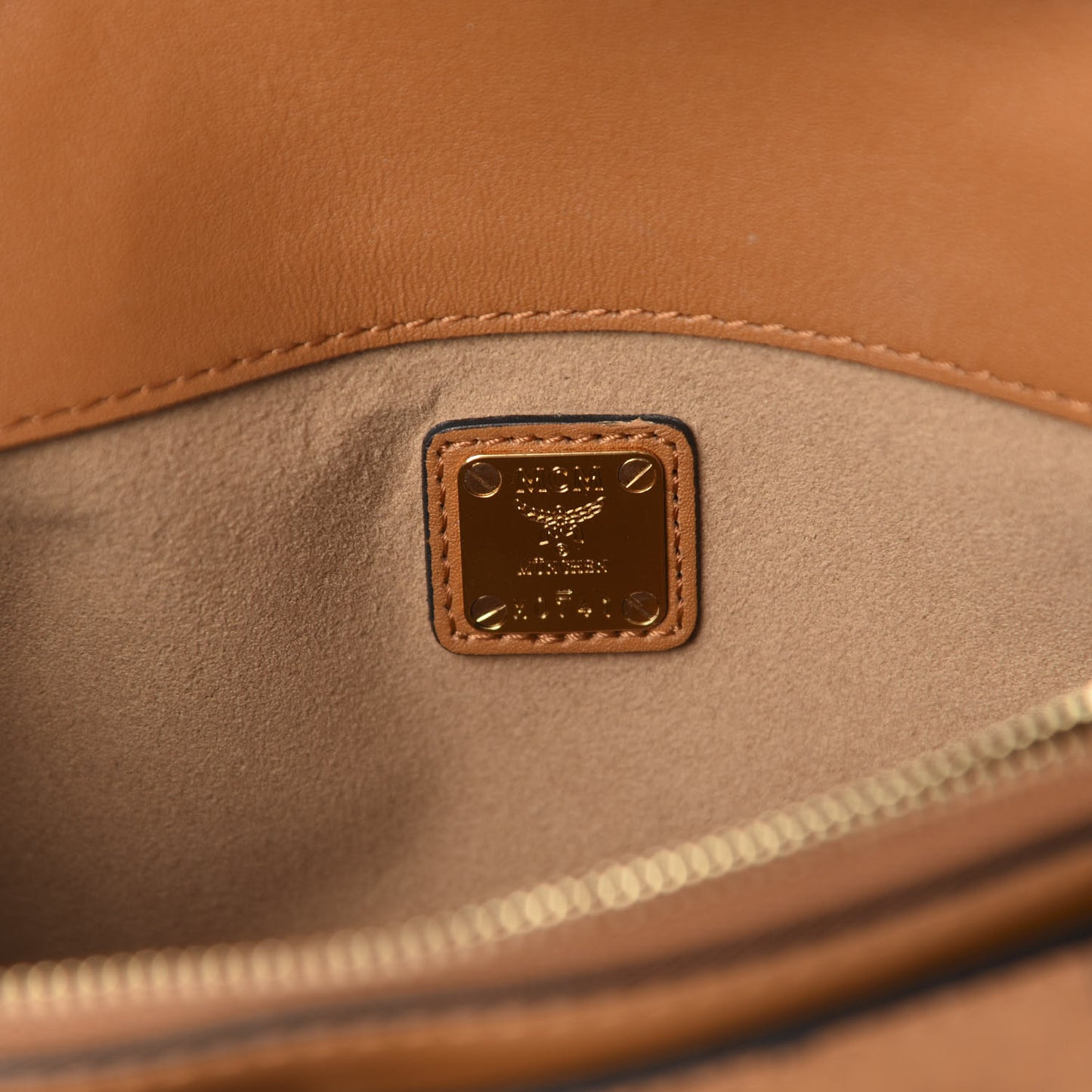 Visetos Small Millie Crossbody Bag Cognac