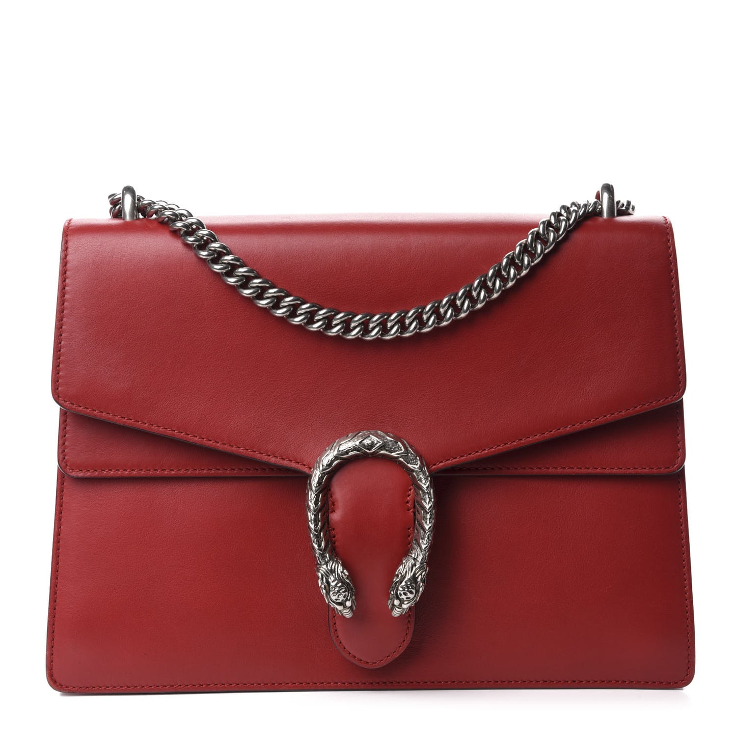 Calfskin Medium Dionysus Shoulder Bag Hibiscus Red