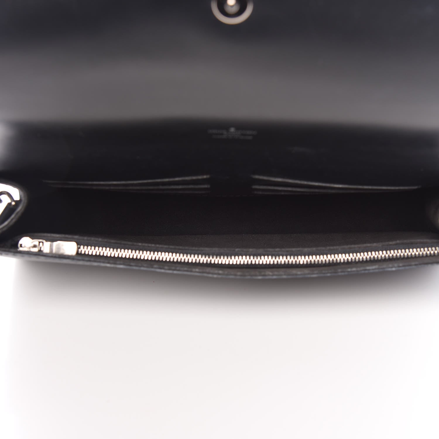 Louis Vuitton Epi Sevigne Clutch Black 5 of 12