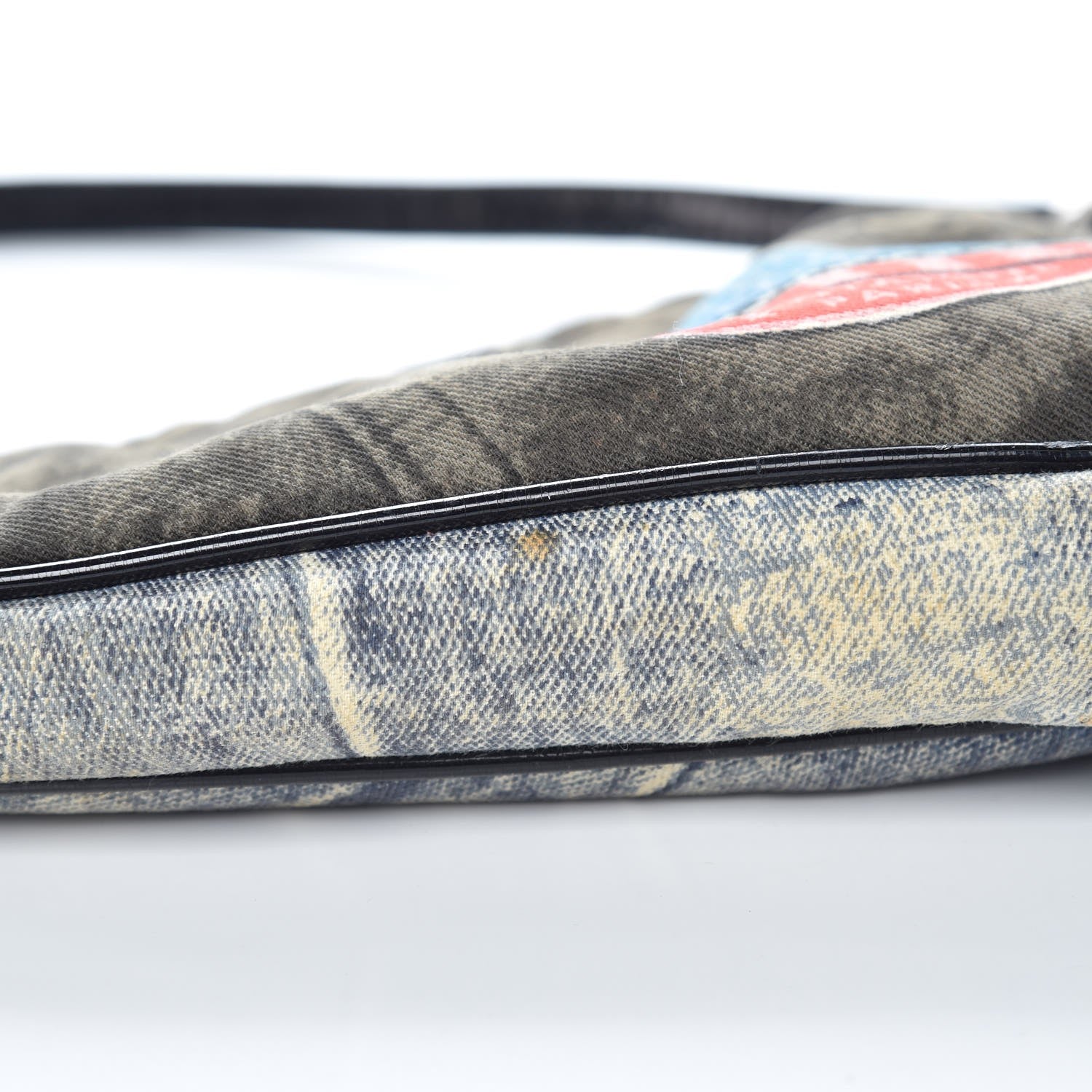 Christian Dior Denim Speedyway Mini Saddle Pochette 8 of 11