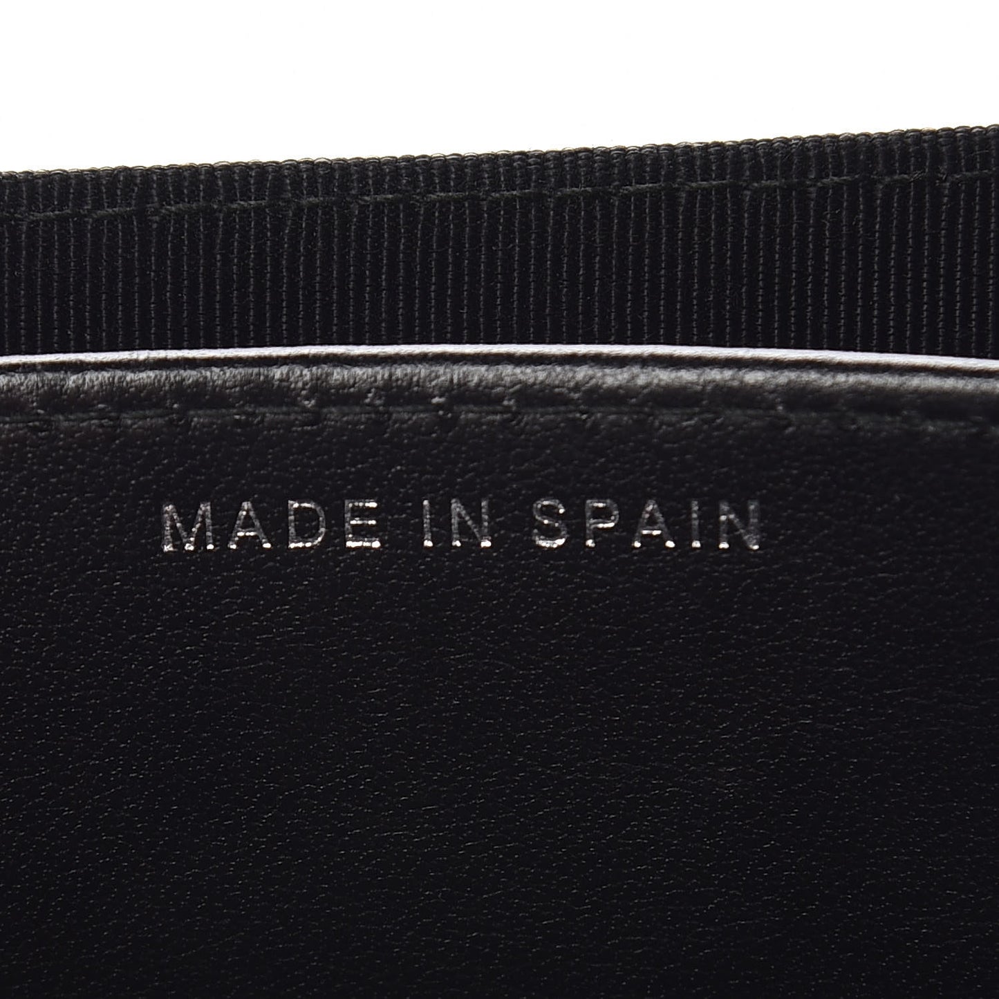 Caviar Quilted Flap Card Holder Wallet Black