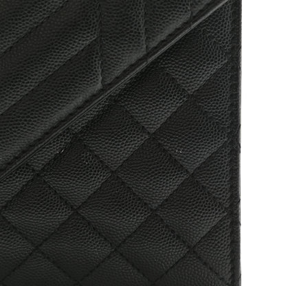 Saint Laurent Grain De Poudre Textured Mixed Matelasse Triquilt Medium Monogram Satchel Black 12 of 16