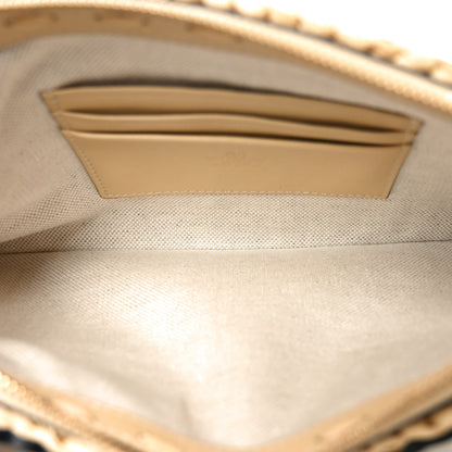 Valentino Garavani Raffia Viva Superstar Clutch Naturale Black 5 of 9