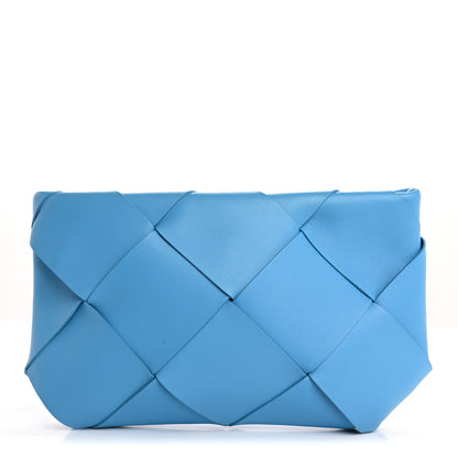 Bottega Veneta Nappa Maxi Blown Up Intrecciato Pouch Clutch Swimming Pool 1 of 11