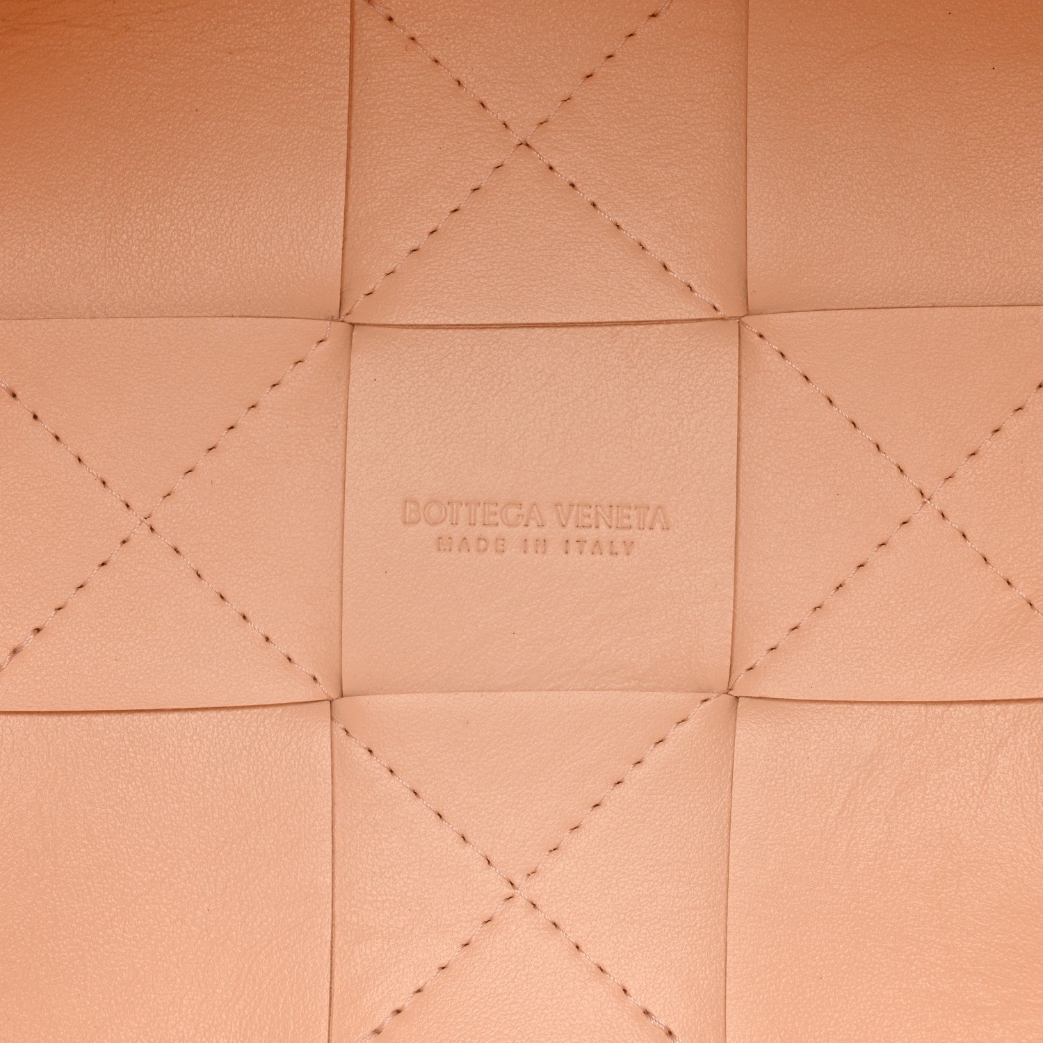 Bottega Veneta Nappa Maxi Intrecciato Cassette Bucket Bag Melon Washed 9 of 12