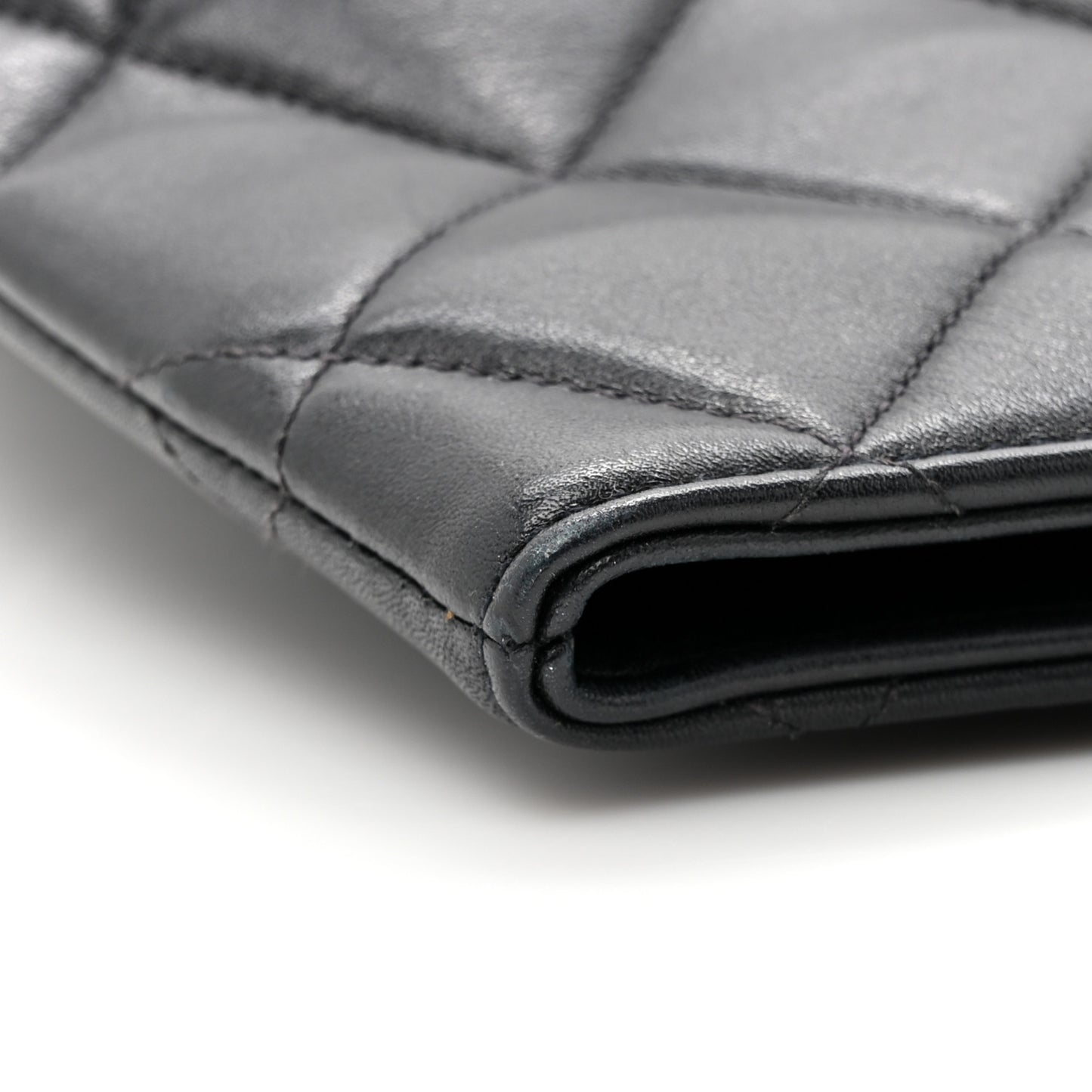 Lambskin Quilted Medallion Tote Black