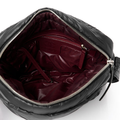 Chanel Nylon Small Coco Cocoon Messenger Bag Black 5 of 11