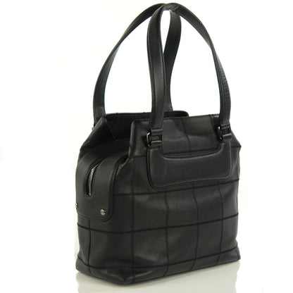 Chanel Caviar Square Stitched Tote Black 3 of 8