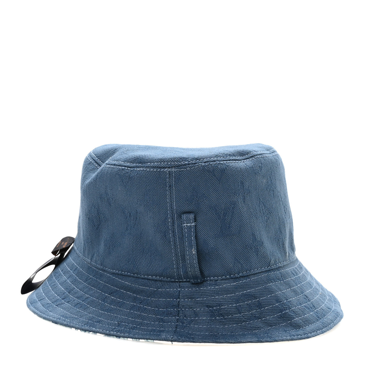 Louis Vuitton Cotton LV Play Monogram Aquagarden Reversible Bucket Hat Blue 7 of 14