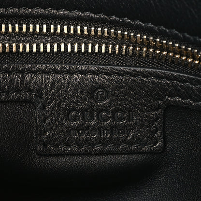 Gucci Roxy Calfskin Web Medium Studded Blondie Shoulder Flap Bag Black 6 of 10