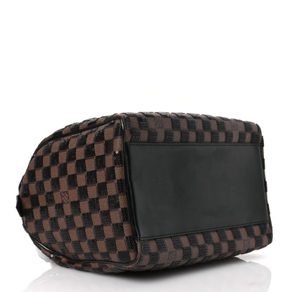Louis Vuitton Damier Paillettes Speedy 30 Black 4 of 15
