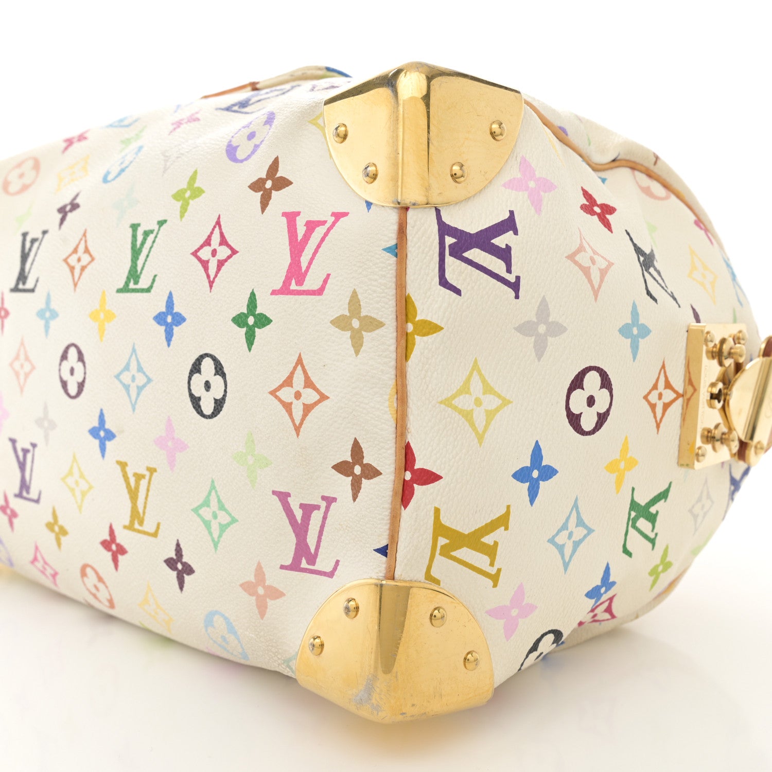 Louis Vuitton Monogram Multicolor Speedy 30 White 9 of 17