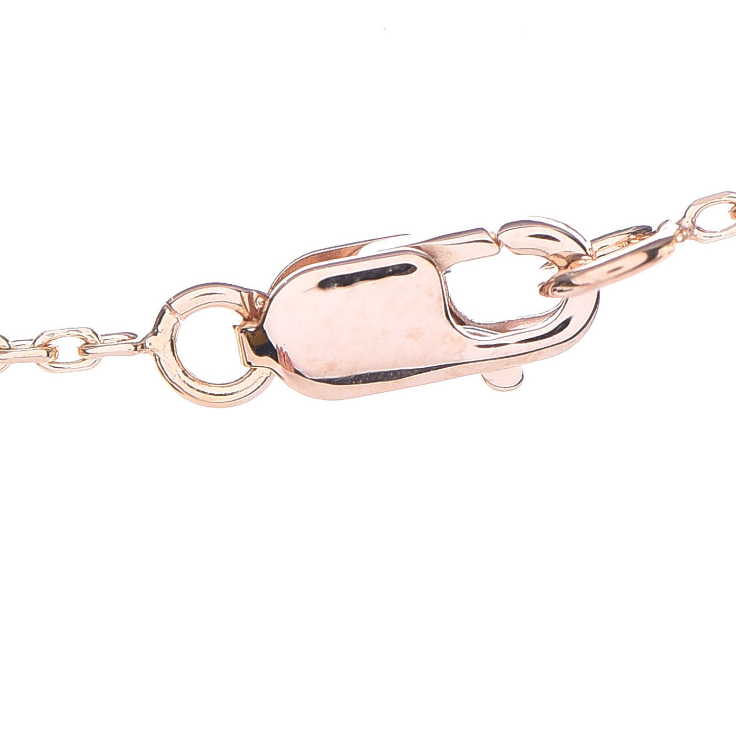 18K Rose Gold Sweet Alhambra Pendant Necklace