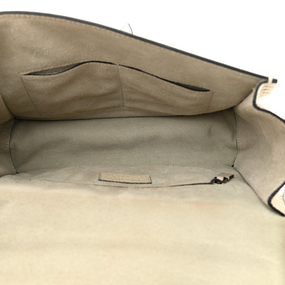Valentino Garavani Grained Calfskin Rockstud Top Handle Flap Shoulder Bag Light Ivory 5 of 10