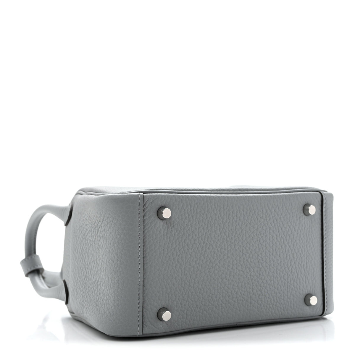 Taurillon Clemence Mini Lindy 20 Gris Pantin