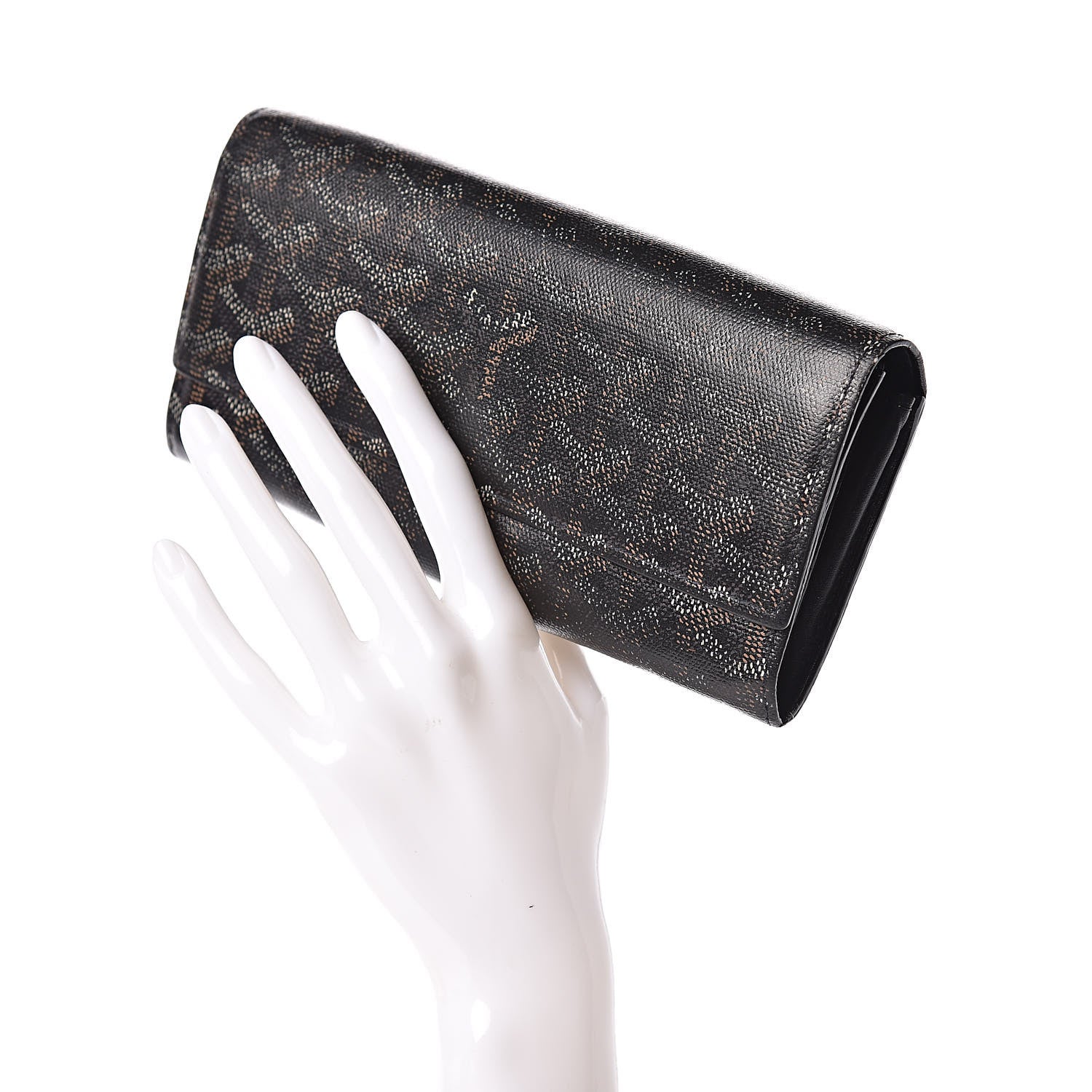 Goyard Goyardine Varenne Long Wallet Black 3 of 9