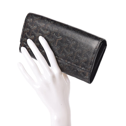 Goyard Goyardine Varenne Long Wallet Black 3 of 9