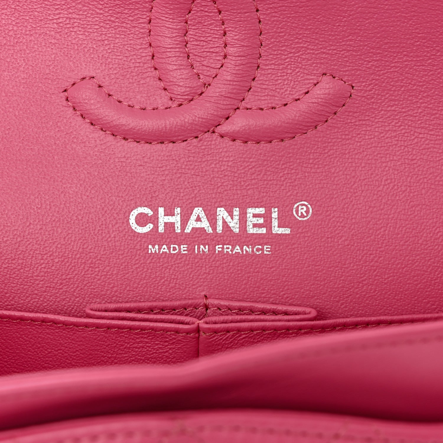 Chanel Lambskin Quilted Medium Double Flap Pink 6 of 10