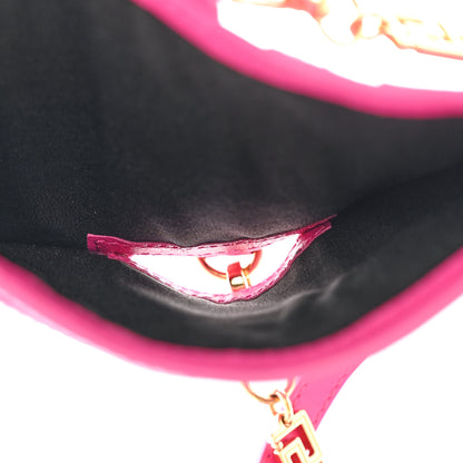 Versace Calfskin Greca Goddess Chain Wallet Pink 5 of 16