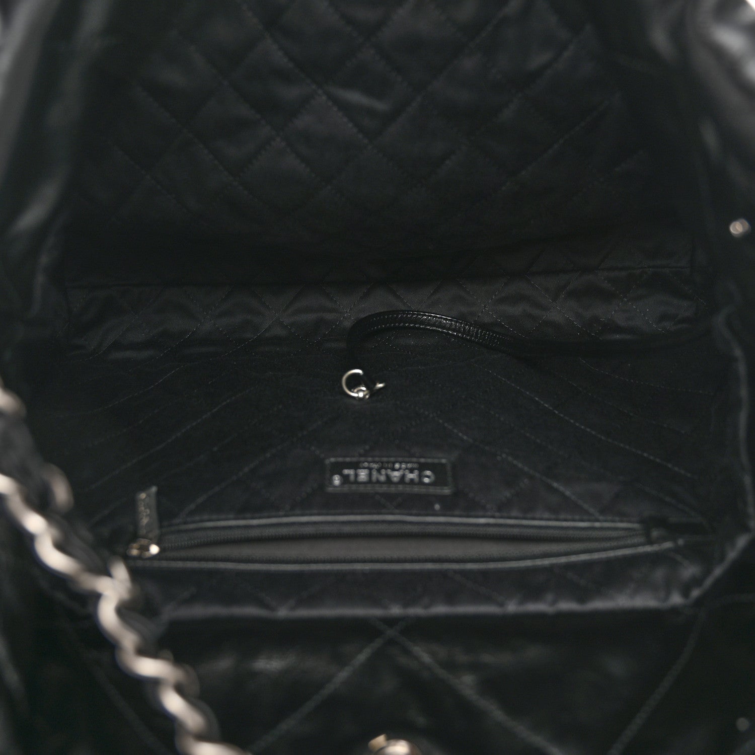 Chanel Shiny Calfskin Quilted Chanel 22 Black 6 of 11