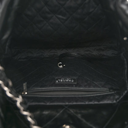 Chanel Shiny Calfskin Quilted Chanel 22 Black 6 of 11