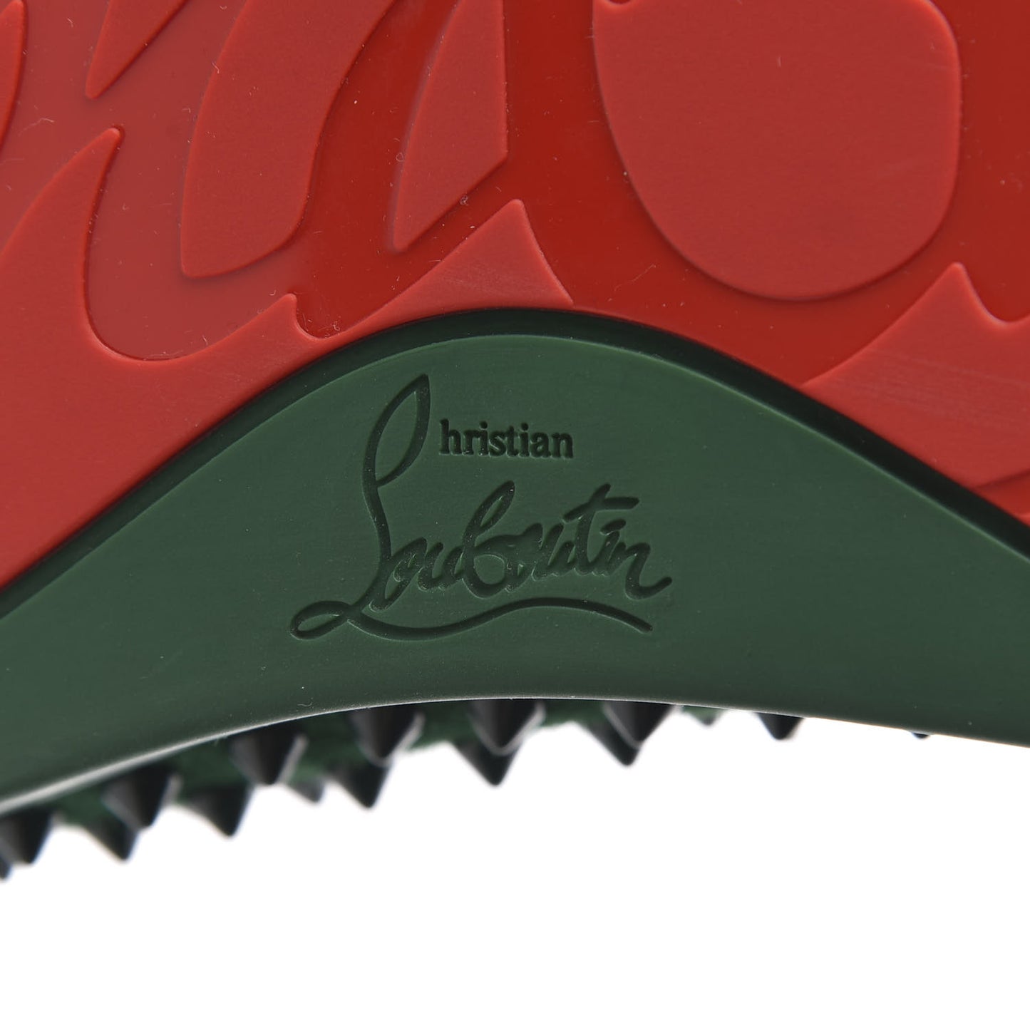 Veau Velours Spikes Mens Roller Boat Flat 45.5 Green