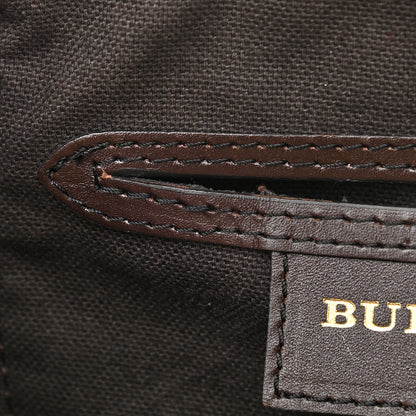 Burberry Haymarket Check Small Chester Bowling Bag Chocolate 10 of 10