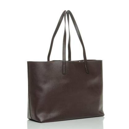 Saint Laurent Calfskin Large Shopping Tote Bordeaux 3 of 6