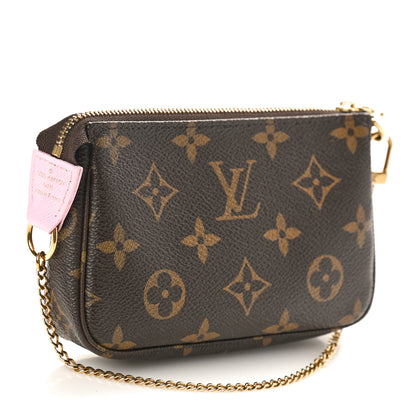 Louis Vuitton Monogram 2021 Christmas Animation Japanese Garden Mini Pochette Accessories Wisteria Pink 2 of 8