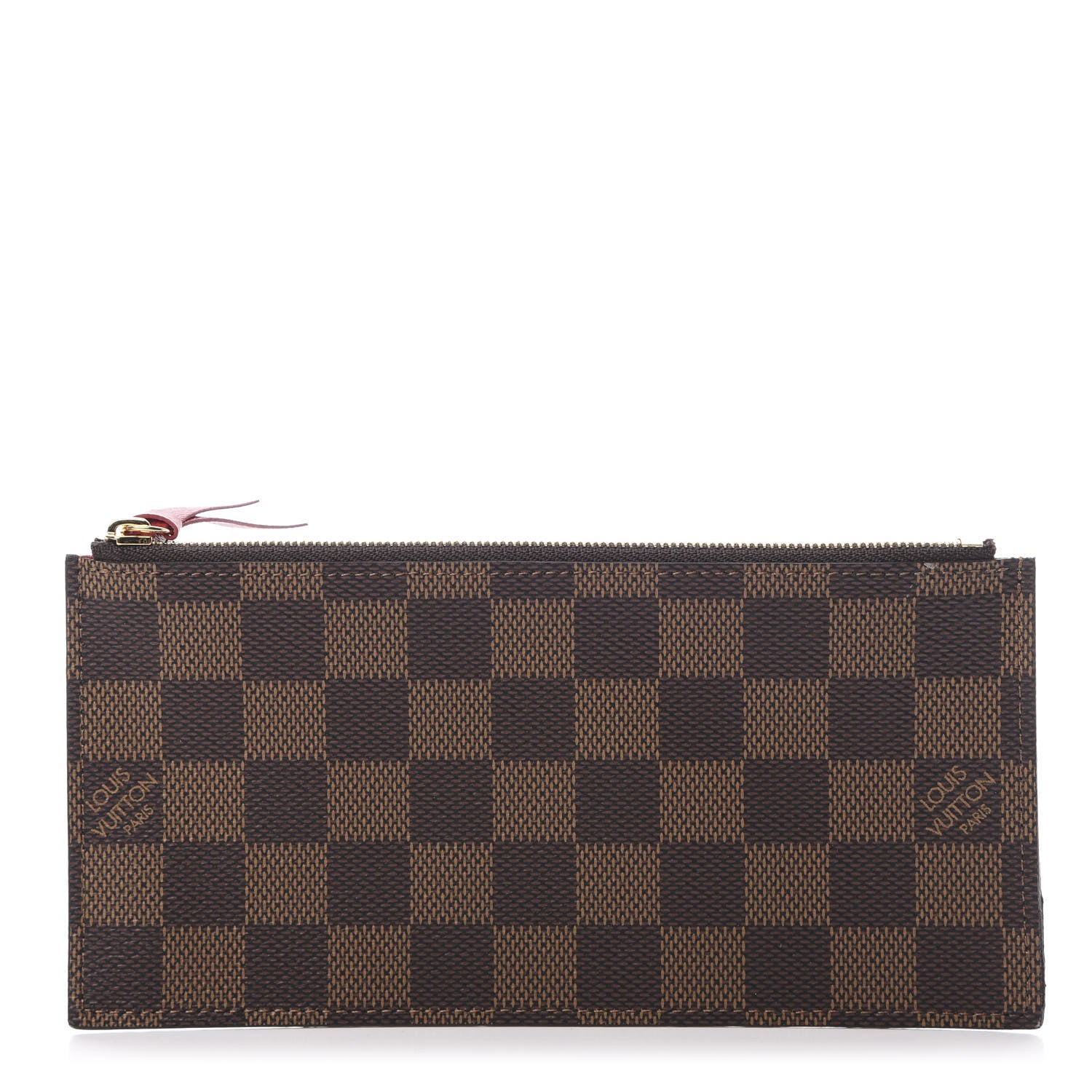 Louis Vuitton Damier Ebene Felicie Chain Wallet Zippered Insert 1 of 6